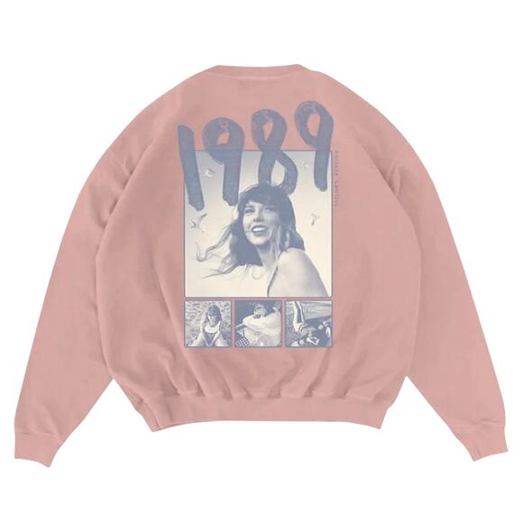 Taylor Swift Tops - TAYLOR SWIFT 1989 (Taylor’s Version) Pink Crewneck Size 2X New Without Tag SOO